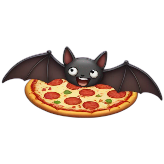 Pizza bat emoji
