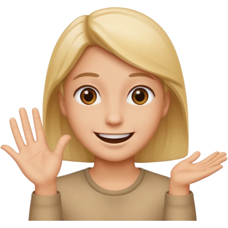 Personne qui fait semblant de croire en quelqu'un  emoji