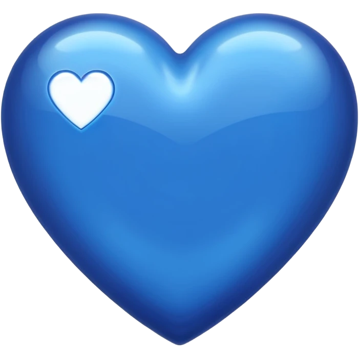 blue heart with "Re" label emoji