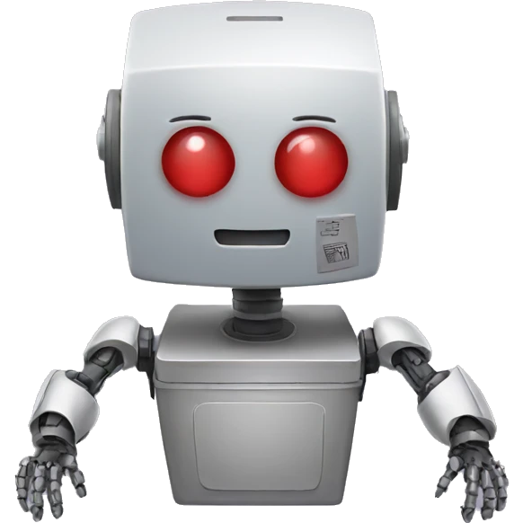 robot voting emoji