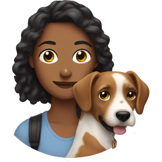 Me and my dog emoji