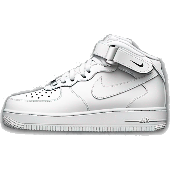 Nike Air Force 1 mid emoji