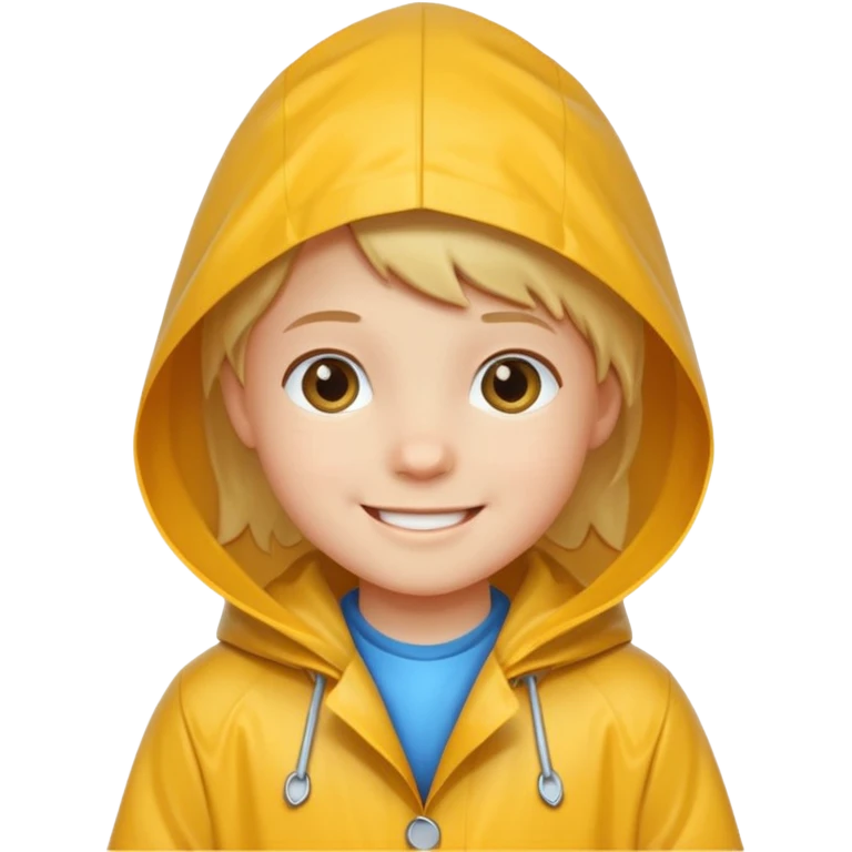 kid with raincoat emoji