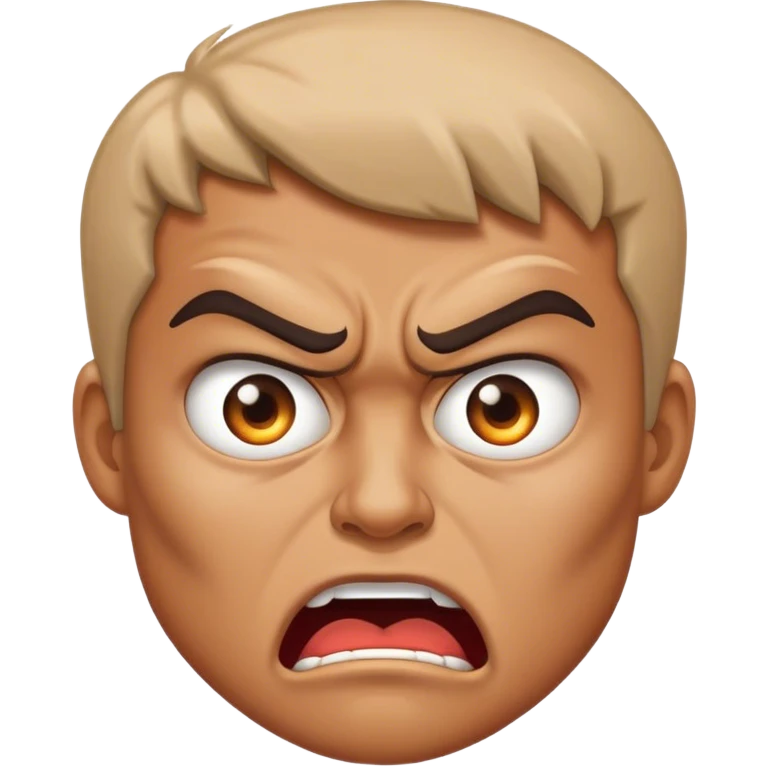 Sad and forious  emoji