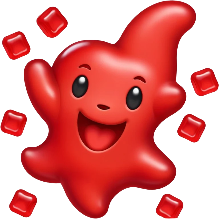 generate an emoji-style image of a gusher gummy emoji