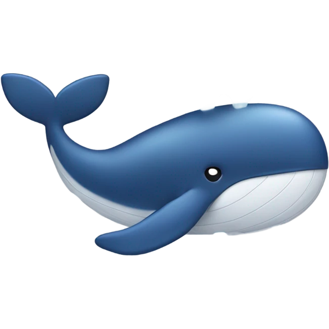 Whale farting emoji