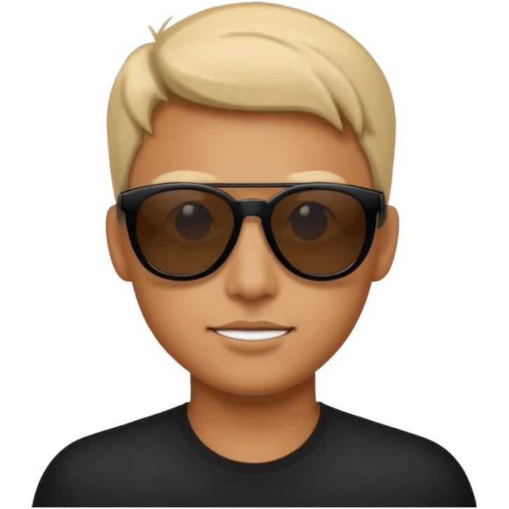 but black sunglasses emoji