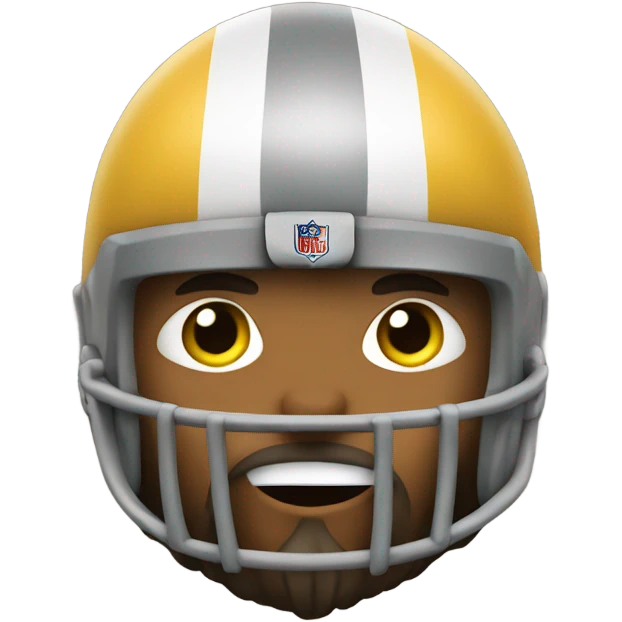 Viking playing football  emoji