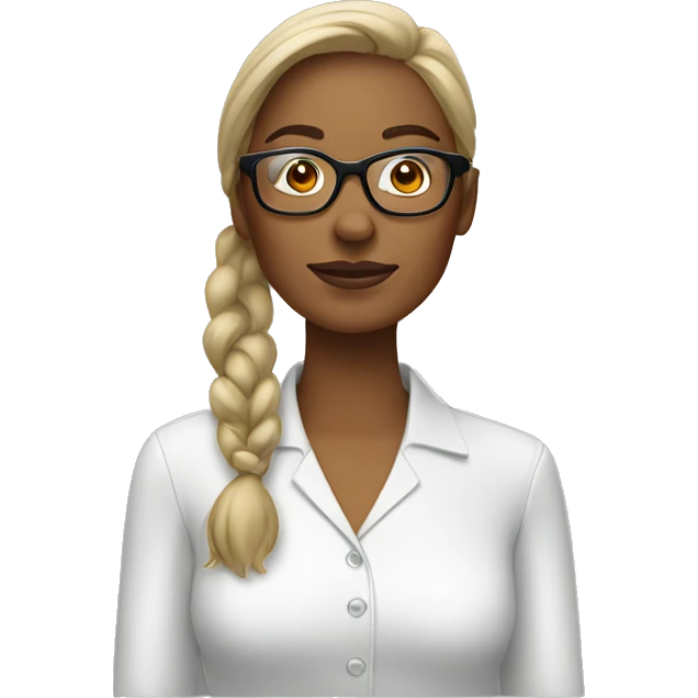women with glasess emoji