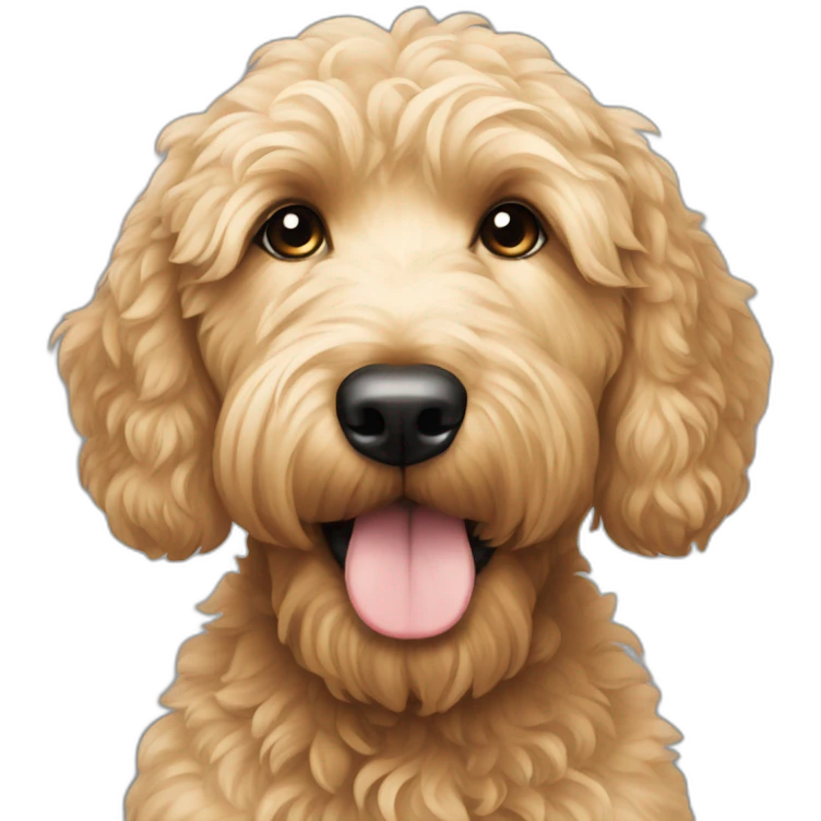 Goldendoodle emoji