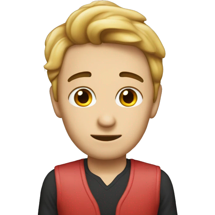 Enamorado pero nervioso  emoji