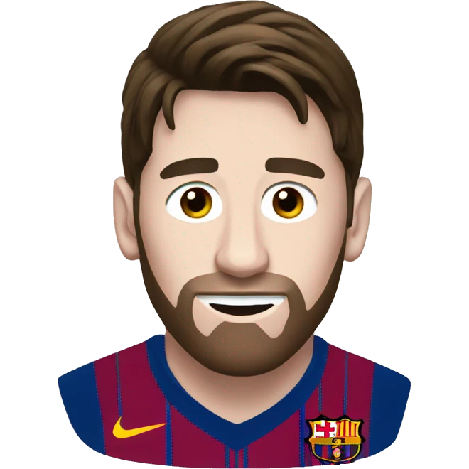 Messi football emoji