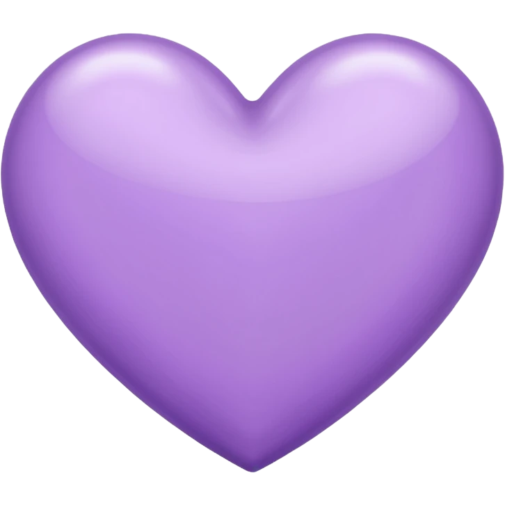 Lavender heart emoji