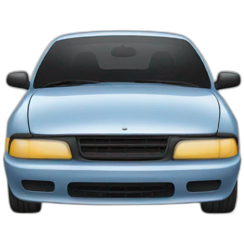 front view car emoji