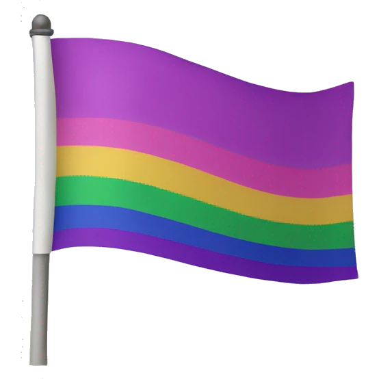 Bi pride flag emoji