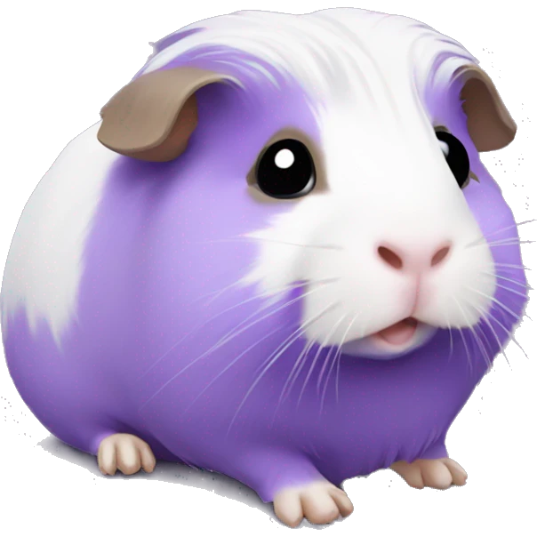Guinea pig purple emoji