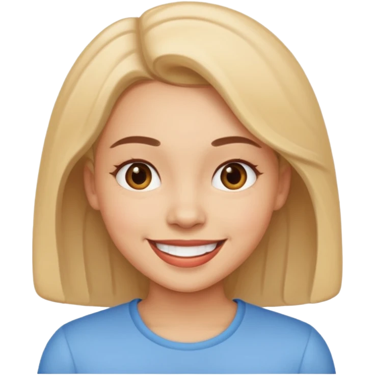 Fofo e coquete emoji
