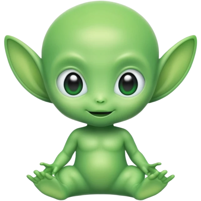 baby smiski alien emoji