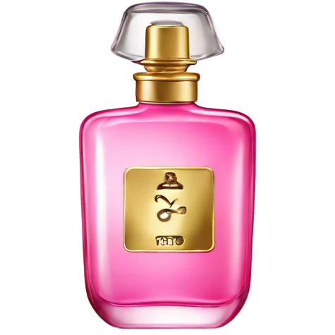 Perfume marly pink bottle emoji