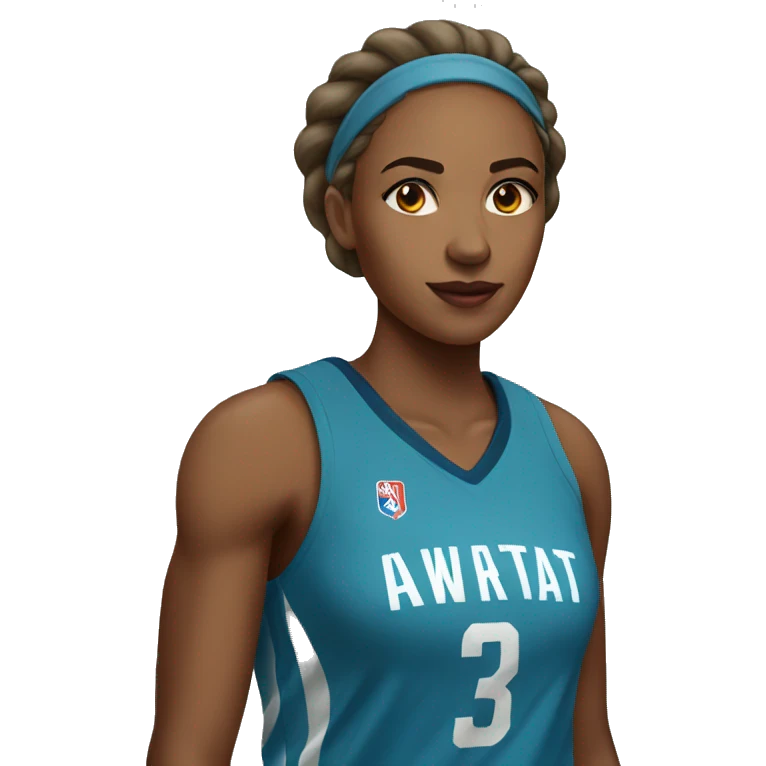 female basketball player emoji