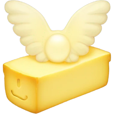 butter with a halo and wings emoji