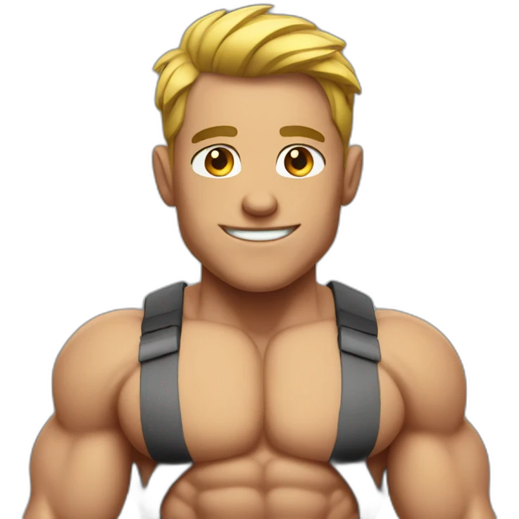 muscle guy emoji