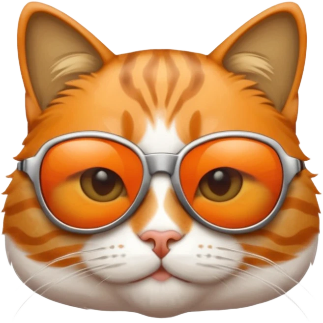 Cat wearing sunglasses emoji