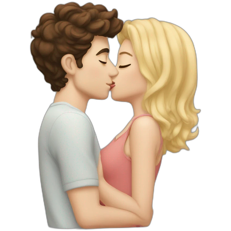 Shawn mendes kissing girl emoji