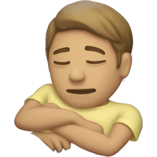 Sleeping in car emoji