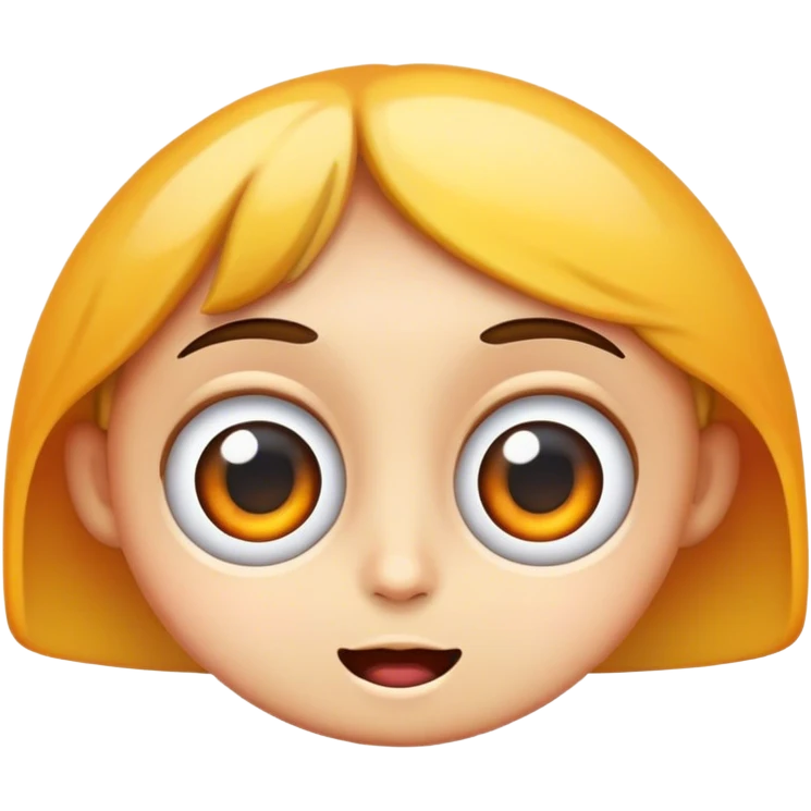 Emoji going crazy with big eyss emoji