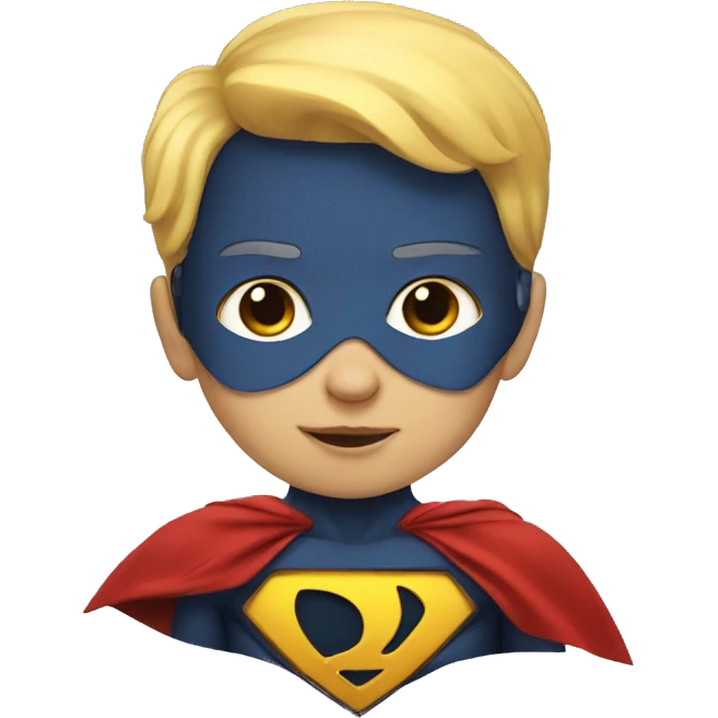 Superhero child emoji