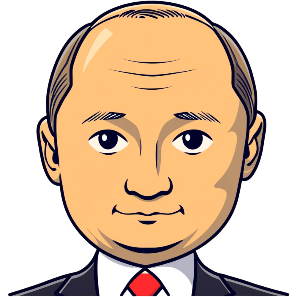 Vladimir Putin, Russian president emoji