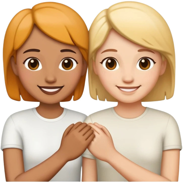 lesbian couple holding hands emoji