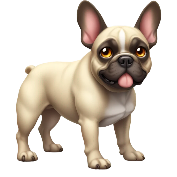 French bulldog  emoji