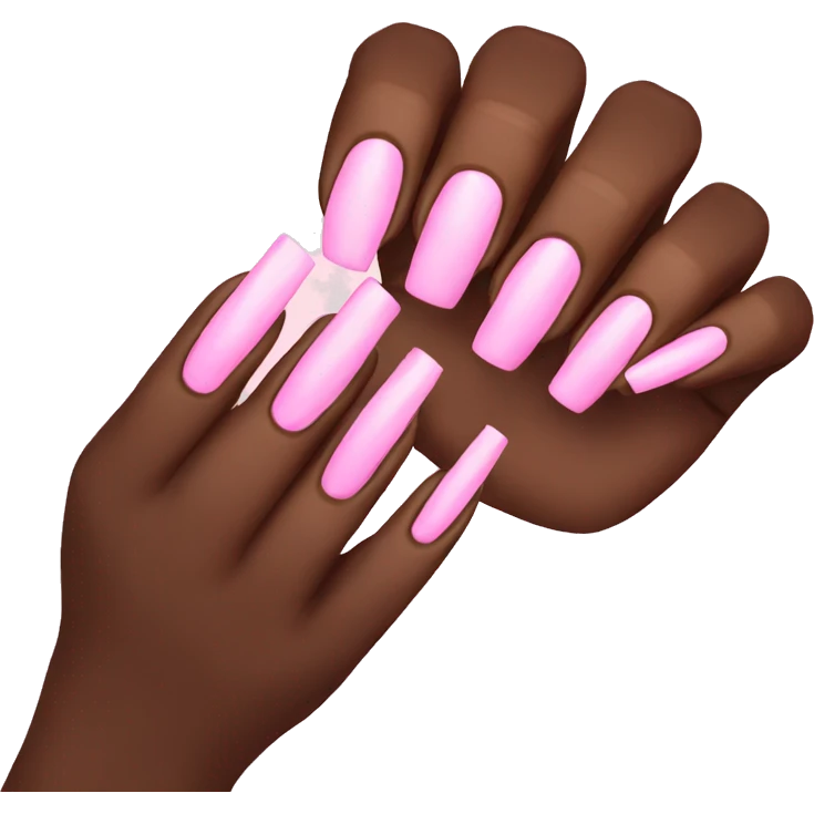 Pink nails  emoji