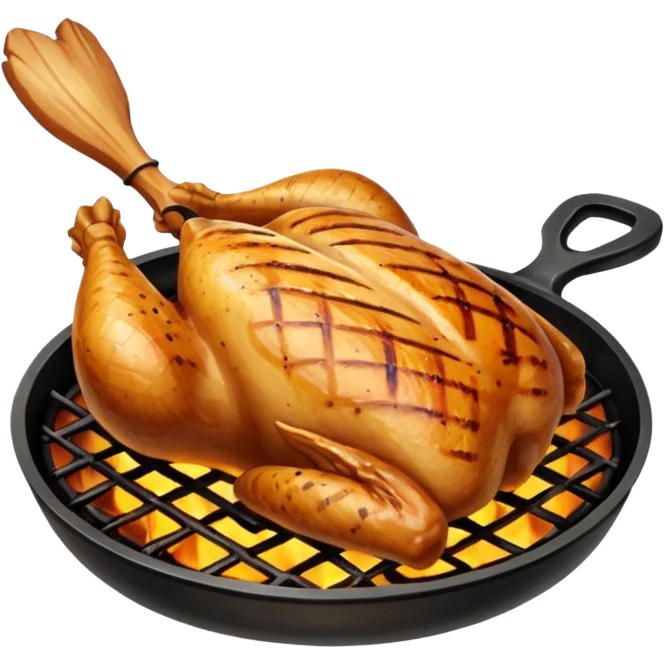 Grilled chicken emoji