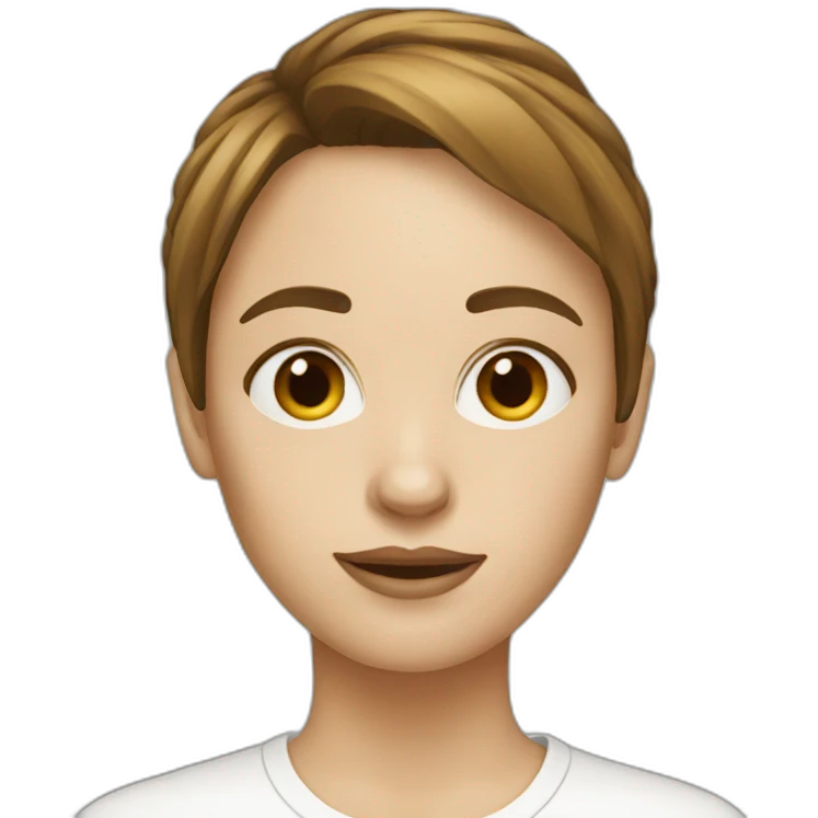 white-woman-with-brown-hair-fringe emoji