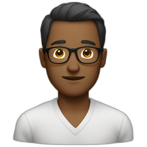 men with glasses emoji