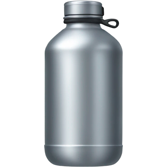 Metal water bottle emoji