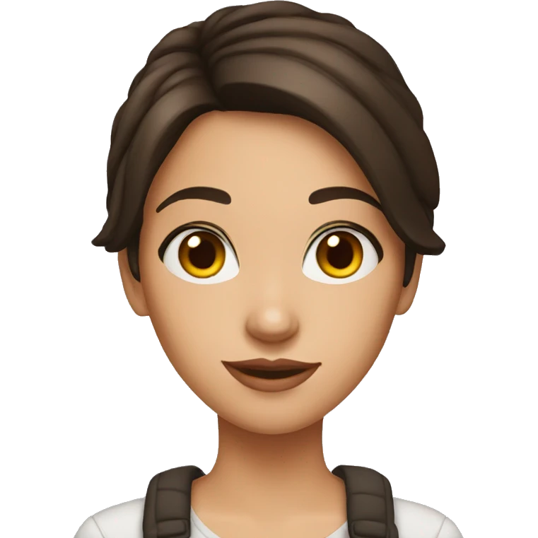 Brunette girl emoji
