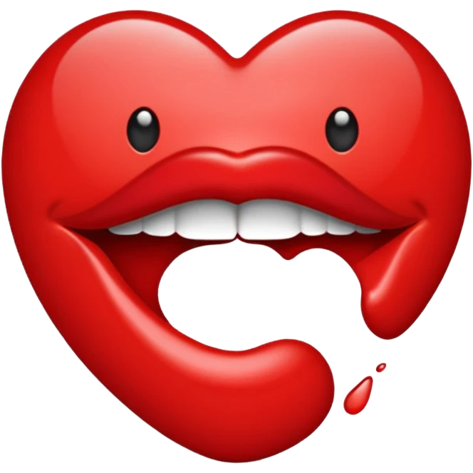 Kiss mark emoji