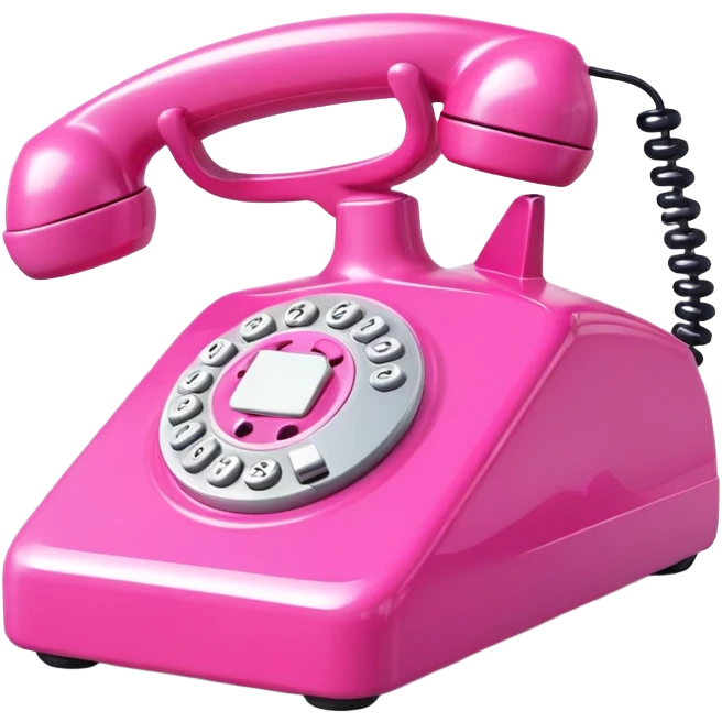 Fone rosa emoji