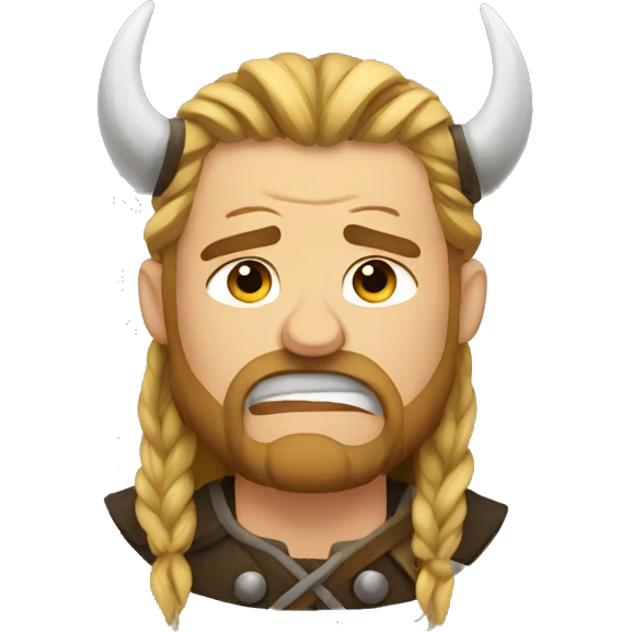 crying viking emoji