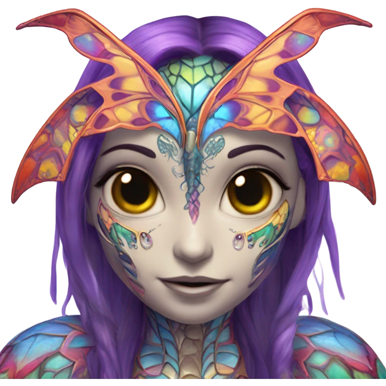 Dragon butterfly human  emoji