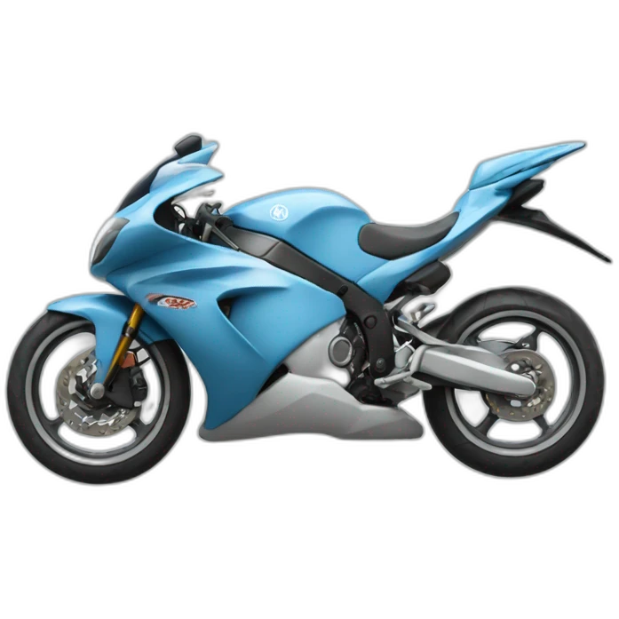 Un requin qui fait de la moto emoji