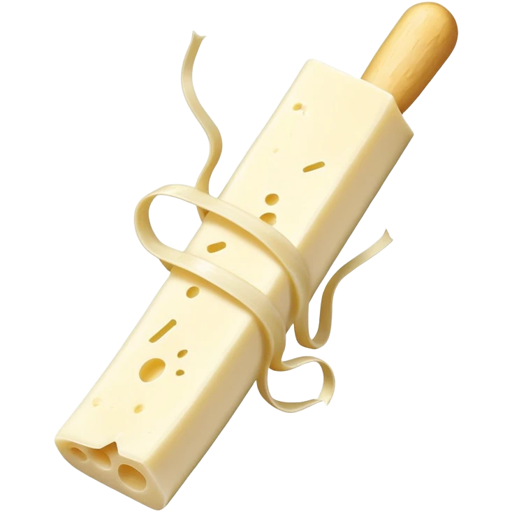 String cheese being pulled apart emoji