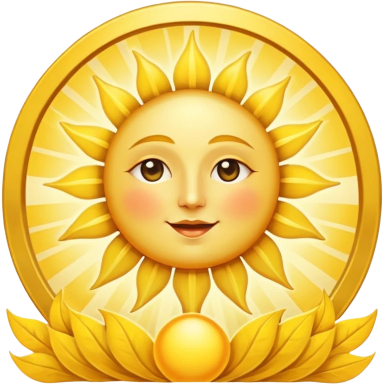 the sun tarot card emoji