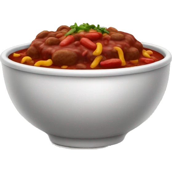 Bowl of chili con carne  emoji
