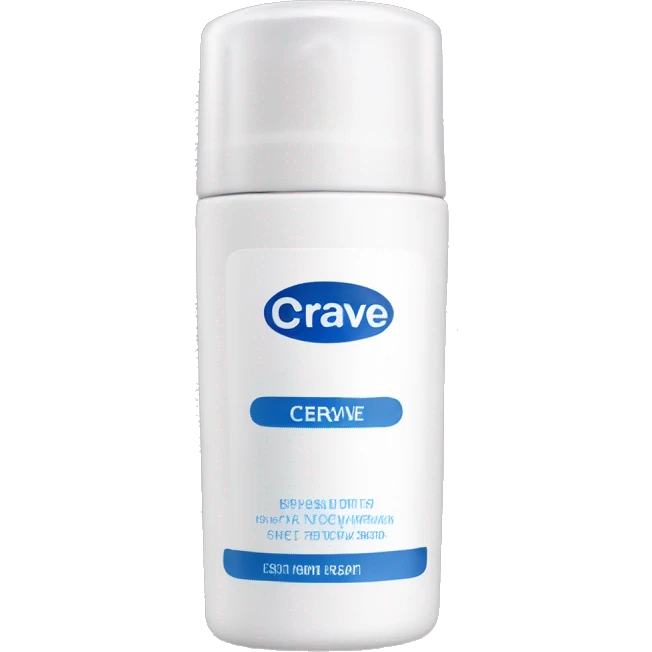 eye cream bottle with label cerave style  emoji