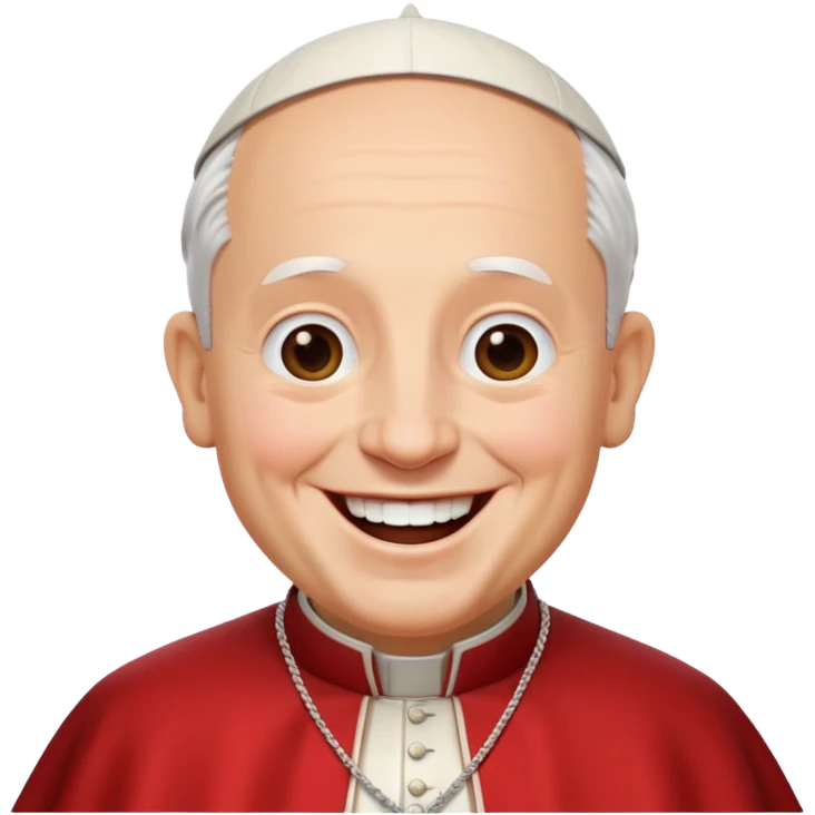 Pope Leo  laughing emoji
